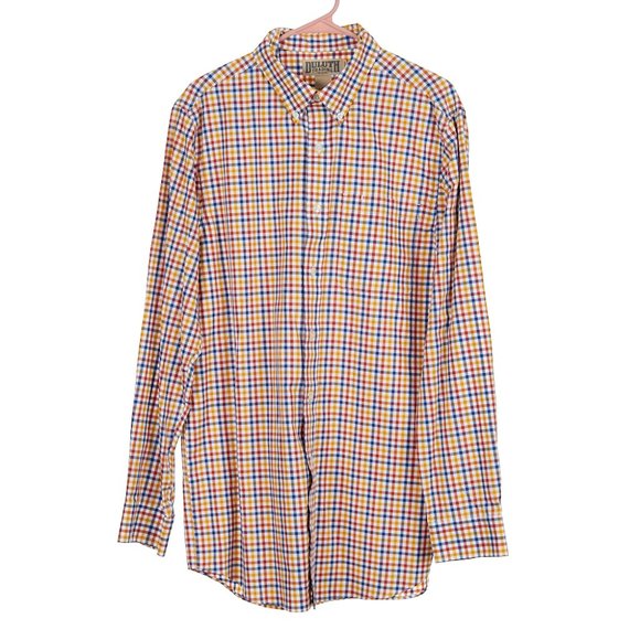 Duluth Trading Co Trim Fit Cotton Button Down Men's Large Tall - Picture 1 of 6